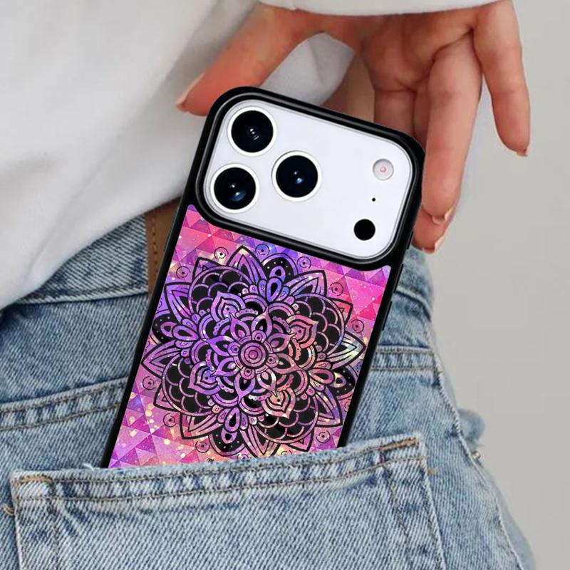 Чехол для телефона Мандала Мандала для iPhone 17ProMax 12 13 14 15 16e 17 Pro Max Plus Air Cover