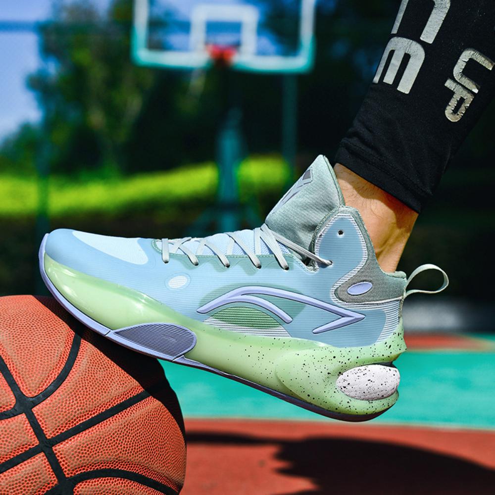 Мужские и женские баскетбольные кроссовки осенне-зимнего сезона, средние и высокие, на молнии, со шнуровкой, с сетчатой поверхностью, нескользящие, тренировочные кроссовки, спортивная обувь