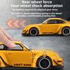 1:22 Rwb 993 P1 Gtr Сплав Спортивный Автомобиль Литая Модель Игрушки Рулевое Управление Передним Колесом Резиновые Шины Двери Открываются Транспортные Средства Коллекционные Подарки