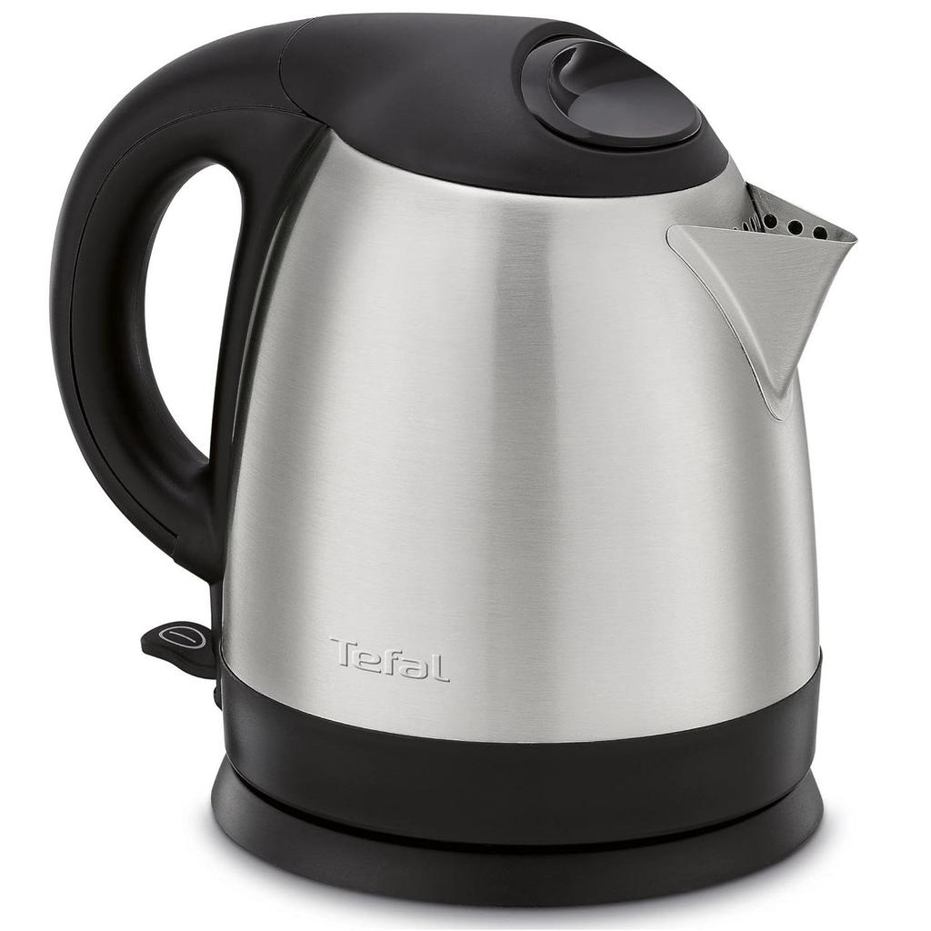 Tefal KI431D Компактный беспроводной электрический чайник из нержавеющей стали (1,2 л) 1800 Вт Серебристый
