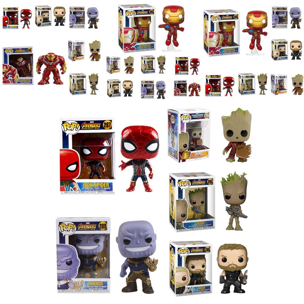 Яркая фигурка Marvel Avengers Pop Toy в стиле аниме с культовым дизайном Человека-паука