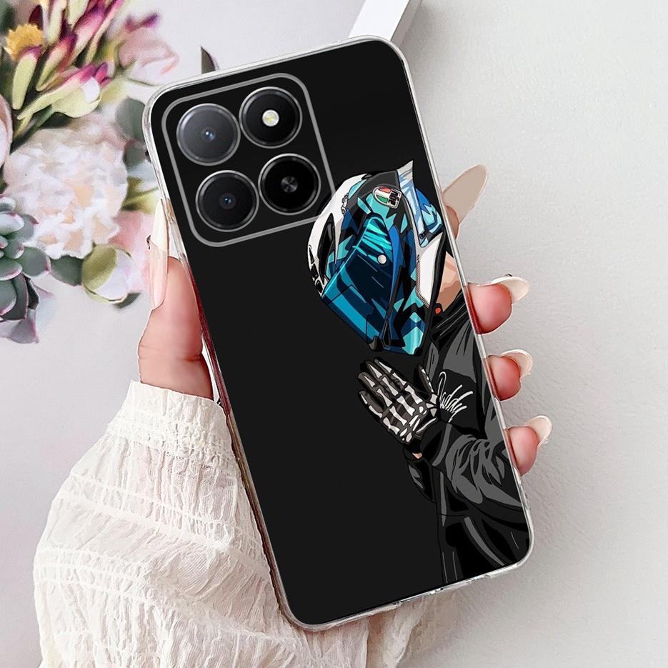 Чехол для Honor X5b 4G GFY-LX2 Милый Расписной Чехол Прозрачный Силиконовый Мягкий ТПУ Чехол для Телефона Для Honor X5b Plus HonorX5b Задняя Крышка Coque