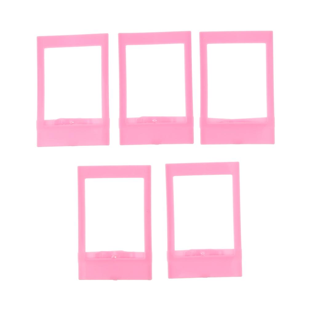 5x 3-дюймовая настольная фоторамка для Fuji Instax CAIUL SQUARE Розовая