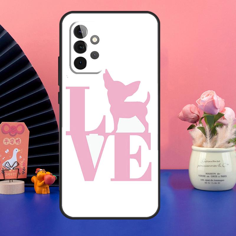 Любовь Чихуахуа Собака Мама Щенячий Чехол Для Samsung Galaxy A54 A34 A24 A14 A73 A53 A33 A23 A13 A52 A32 A22 A12 A51 A71 Чехол