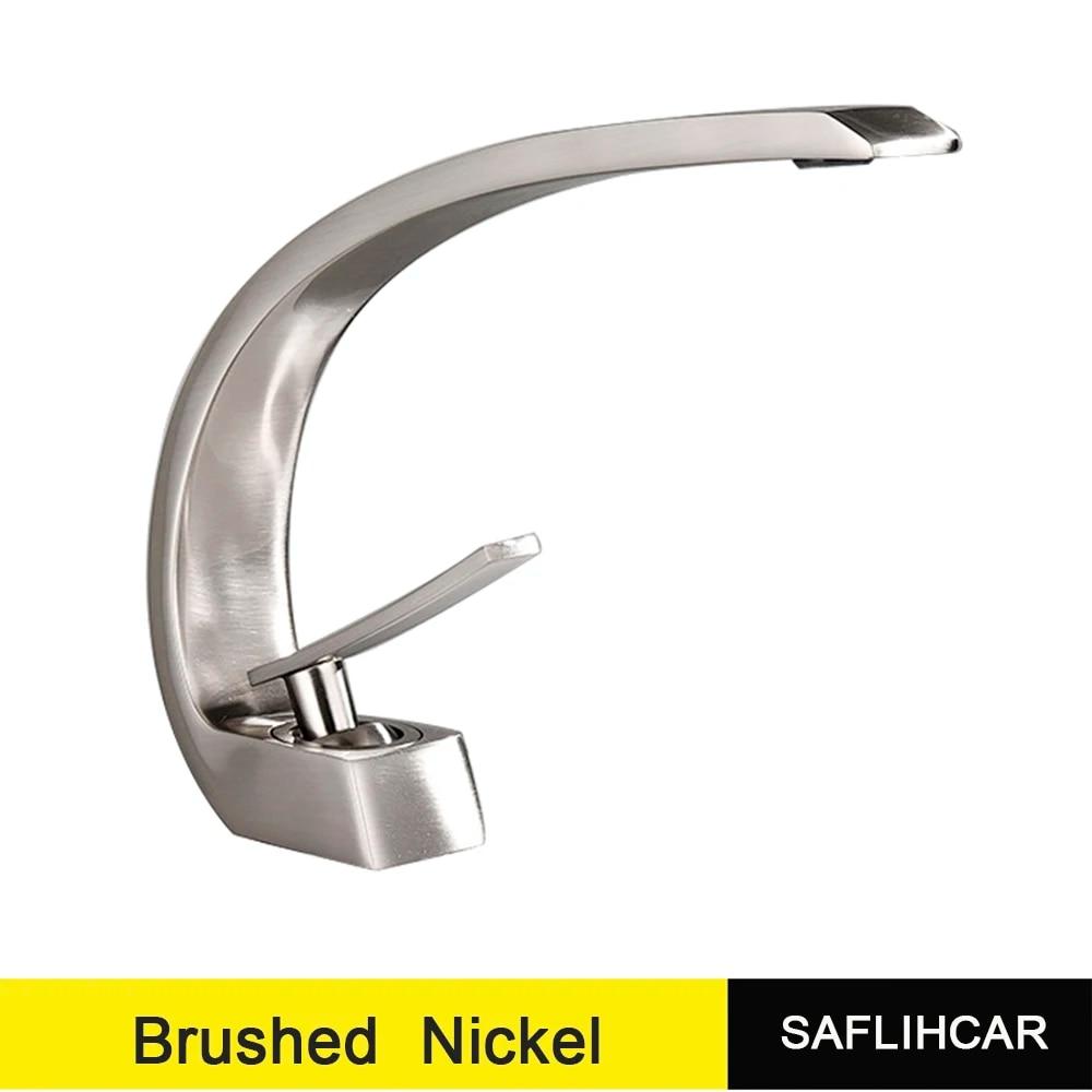 Золотой полированный смеситель для туалетного столика для ванной комнаты с одной ручкой, смеситель для горячей и холодной воды, смеситель для раковины, кран для крепления на палубе