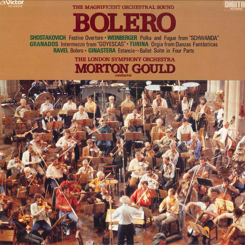 Виниловая пластинка MORTON GOULDCONDLONDON SYMPHONY Великолепные Оркестровые Звуки VIC28216 VICOTR Япония Obi Классика Б/у