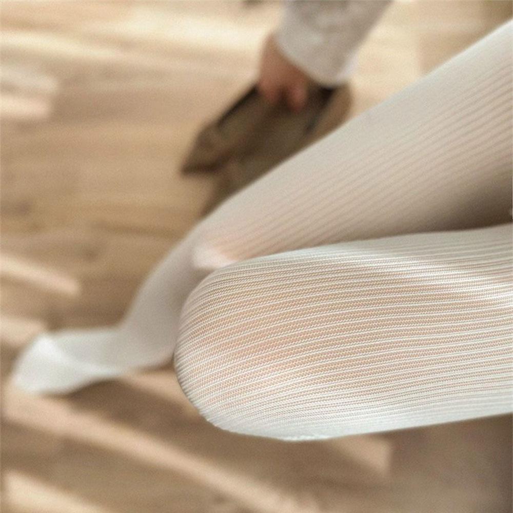 Вязаные чулки в рубчик, колготки для женщин, сексуальные прозрачные полосатые колготки, женские однотонные облегающие цельные летние женские колготки, чулки на ножках, трикотаж