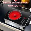 Wood Grain Electric Ceramic Stove Household Hot Pot Stir-frying Smart Induction Cooker Tea Stove Electric Tea Stove