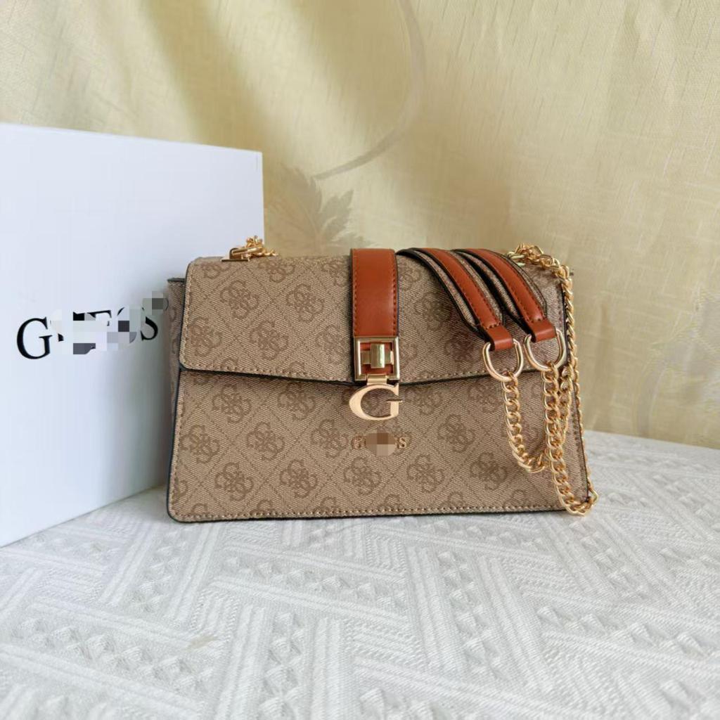 Guess Home Новая Мода Сумка Кросс-боди на Цепочке с Клапаном, Маленькая Квадратная, Принт G