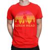 Siren Head Sunset Retro Graphic 100 Cotton Tshirt Siren Head Tees Tops For Unisex