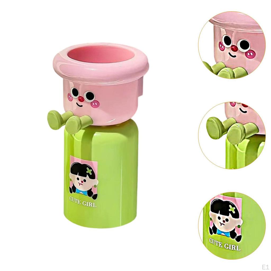 Стаканчик и держатель для зубных щеток, бытовая подставка для зубной пасты, настенная, многофункциональная, милая