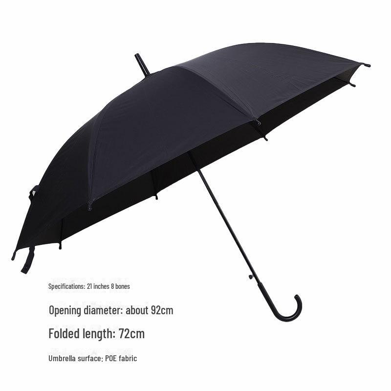 EVO Custom Transparent Eco-Friendly Automatic Umbrella with Long Handle - Perfect for Advertising and Gifts