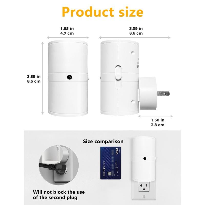 Xiaomi Night Lights Plug Into Wall Dimmable LED Wall Lights with Light Sensor 3 Color Temperatures for Hallway Bathroom Stair Bedroom