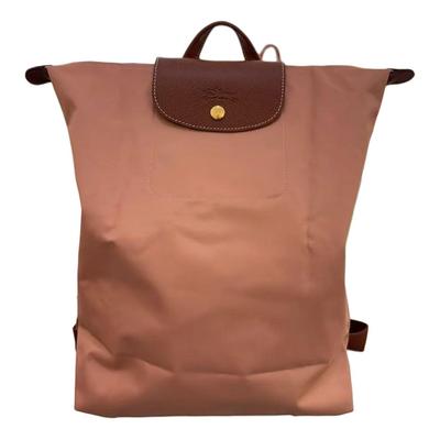 Рюкзак Le Pliage Original с текстурированным логотипом, регулируемым широким плечевым ремнем, женский, розовый 10284089P96