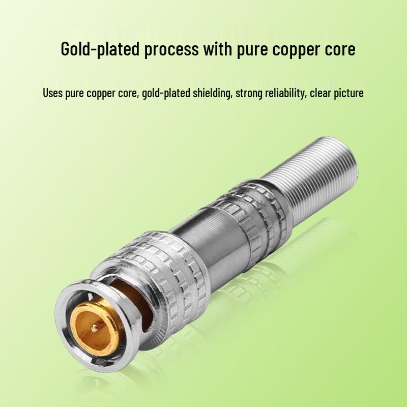 BNC Solderless Coaxial Cable Connector
