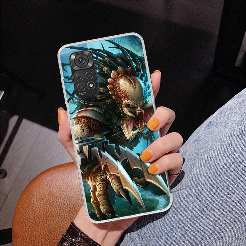 Раскрашенный чехол для телефона Alien Vs Predator для чехла для телефона для Xiaomi Redmi Note 15 14 14S 13 Pro Plus 12 12S 11S 11E 10S 10 11T 5G Uni