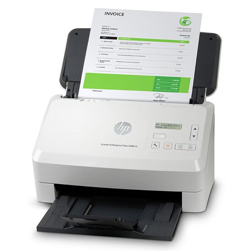 HP 5000 s5 High-Speed A4 Duplex Color Document Scanner CN plug (adapter included)
