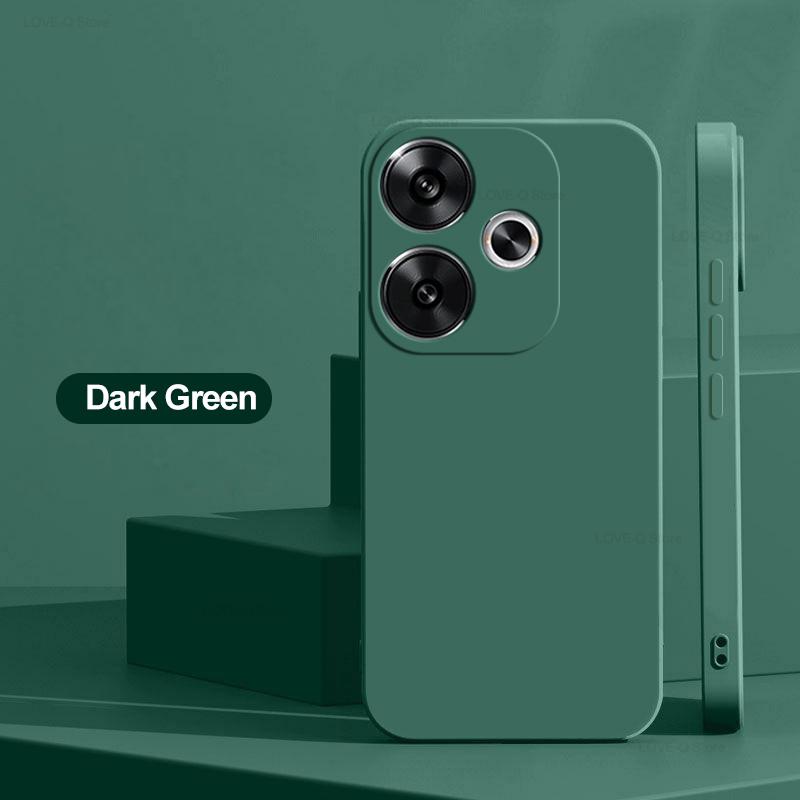 Для Poco F6 F 6 PocoF6 Pro Чехол Жидкий силиконовый чехол для телефона Для Xiaomi Poco F6 Pro Чехлы Противоударный мягкий чехол