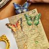 Artistic Book Clip High-Quality Oil Painting Bookmark Exquisite Bookmark Separator Colorful Butterfly Metal Bookmark For Gift