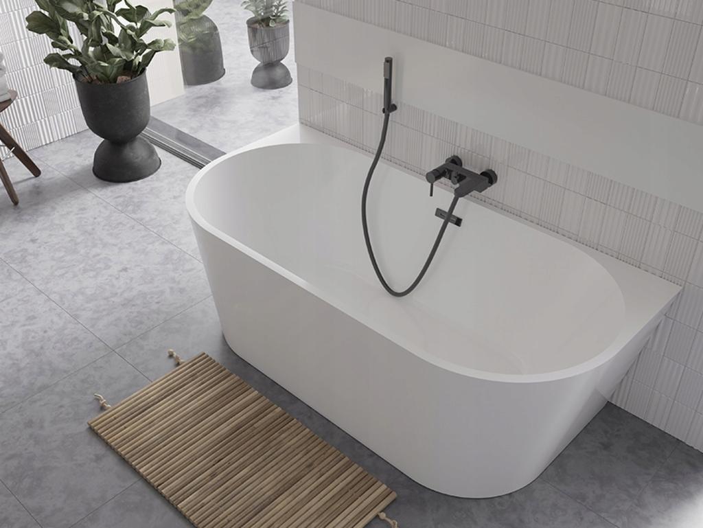 DECCO light gold wall-mounted bathtub faucet Besco