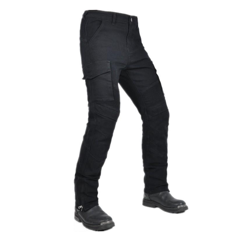 Motorcycle Riding Jeans Men Women Motorbike Biker Pants With Silicone Pads Multi-pocket Workwear Off-road Protective Gear