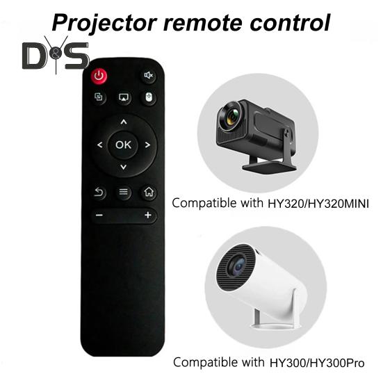 Пульт дистанционного управления проектора с высокочувствительной инфракрасной технологией, легкий универсальный интеллектуальный пульт дистанционного управления для HY320/HY320mini/HY300Pro