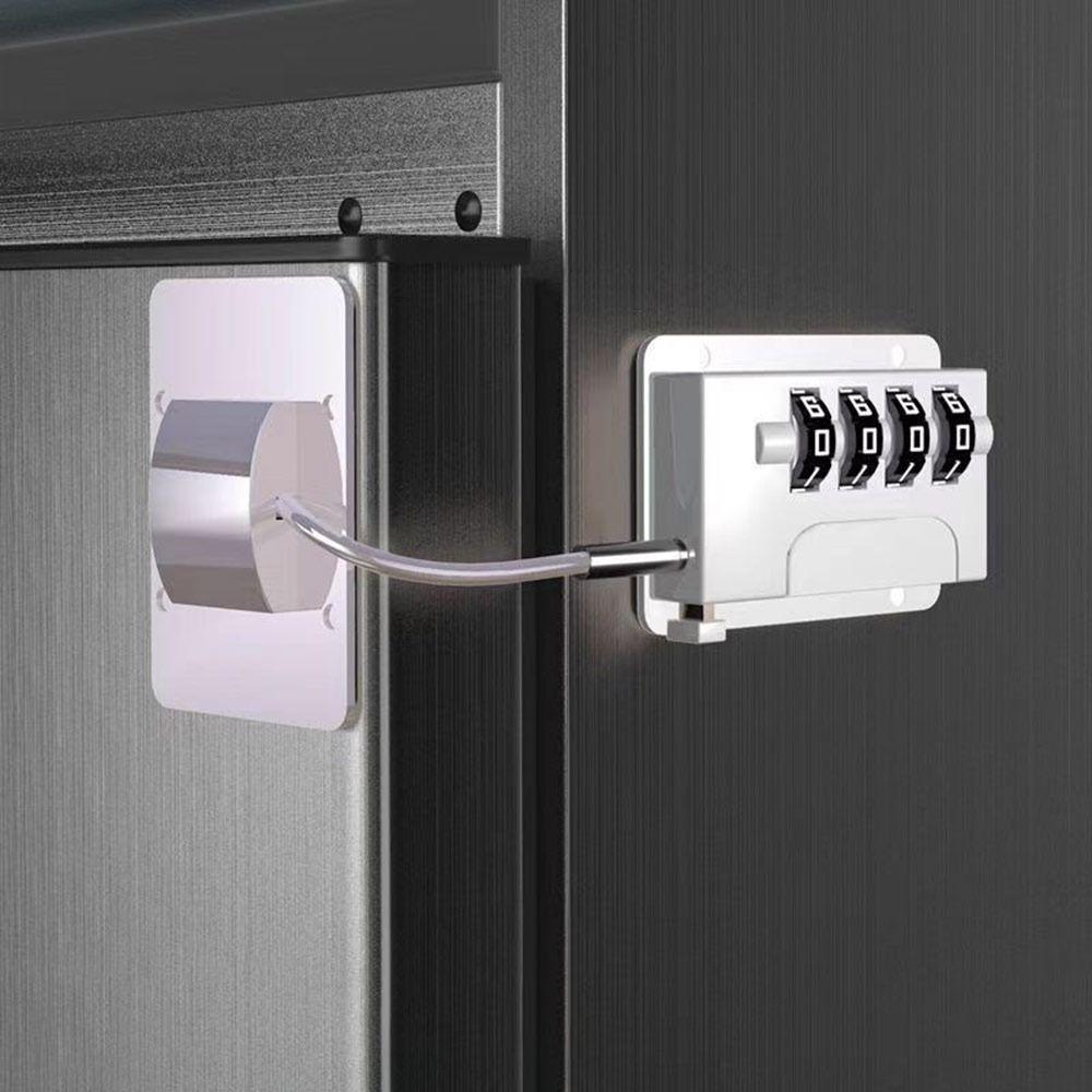 Защита от защемления рук Кодовый замок для двери холодильника Без сверления Замок для шкафа для дома