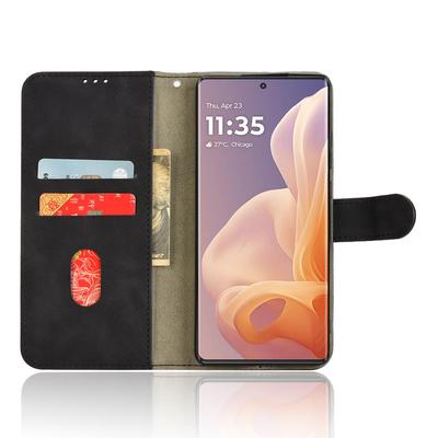 Для Motorola Moto G85 5G/S50 Neo 5G Чехол-кошелек из кожи с ощущением кожи, откидная крышка, противоударная крышка для телефона