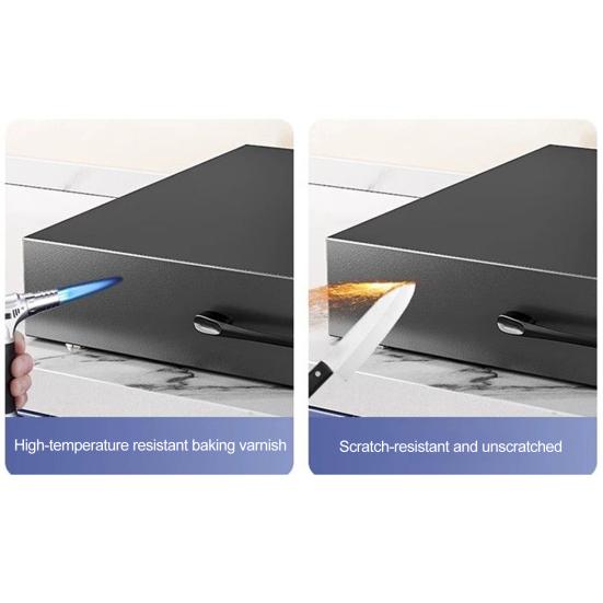 Gas Stove Cover Board with Handle Waterproof Heat-Resistant Easy To Clean Electric Stove Burner Cover Protector