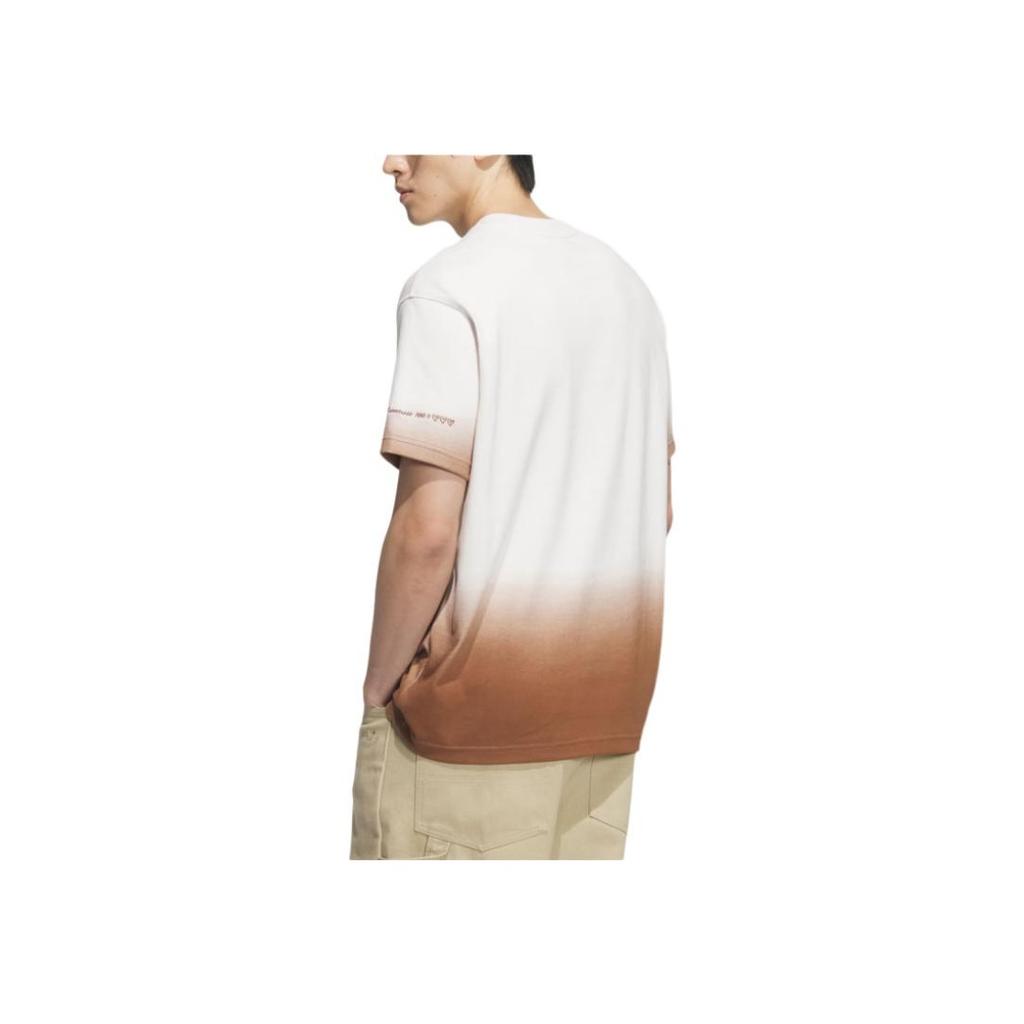 adidas Футболка с коротким рукавом Originals Valentines Logo Round Neck, свободная, с логотипом, с надписью «День святого Валентина», мужская, белая, KB1921