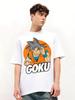Унисекс Оверсайз Футболка с Графикой Dragon Ball Goku Аниме Мужская Женская Короткий Рукав Стритвир Лето 2026 Повседневные Топы Y2k Детская