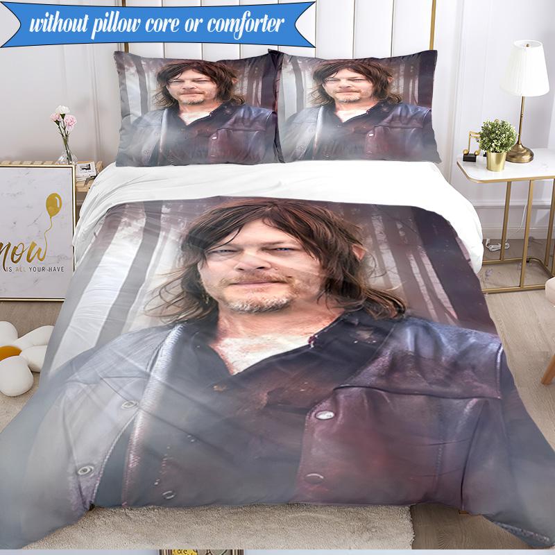 3PCS Norman's Forest Journey Bedding Set,Including 1pc Duvet Cover And 2pcs Pillowcases Perfect for Bedroom, Dormitory, Fan Christmas gift