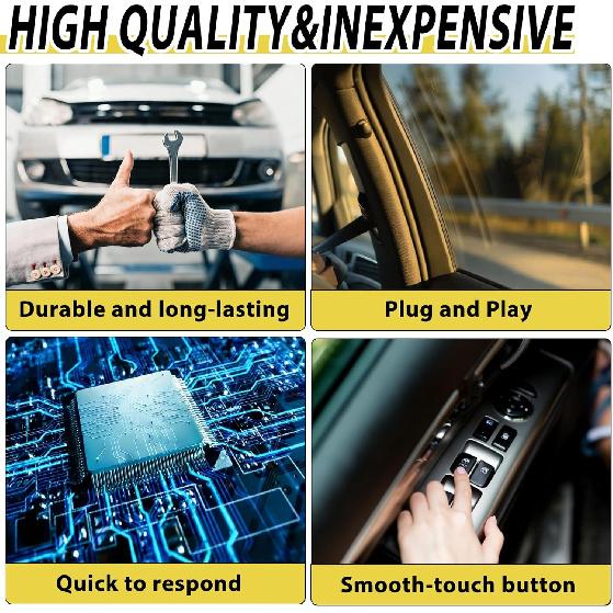 Vurkcy Master Power Window Switch for 2008-2012 Honda Accord 35750-TB0-H01 | Front Left Driver Side Control Button, Replaces OEM 35750-TBD-H13,