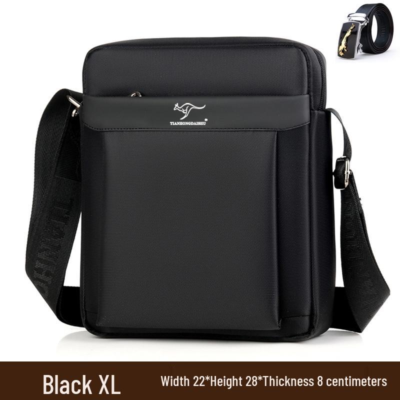 Мужская однолямочная сумка через плечо из холста, Новый 2025 Оксфордский рюкзак для поездок на работу, Компактная персональная портативная сумка