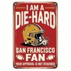 Винтажная металлическая табличка San Francisco 49ers Логотип шлема для декора стены гаража