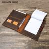 Crazy Horse Leather B5 Notebook Case With Pen Position Ipadpro10.5/11 Business Office Notepad Case