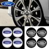 Автомобильная наклейка Стайлинг автомобиля Ford Наклейка на колпачки ступиц колес из алюминия Декоративный значок Для Ford Mondeo Fiesta Ecosport Mustang Focus 2 3