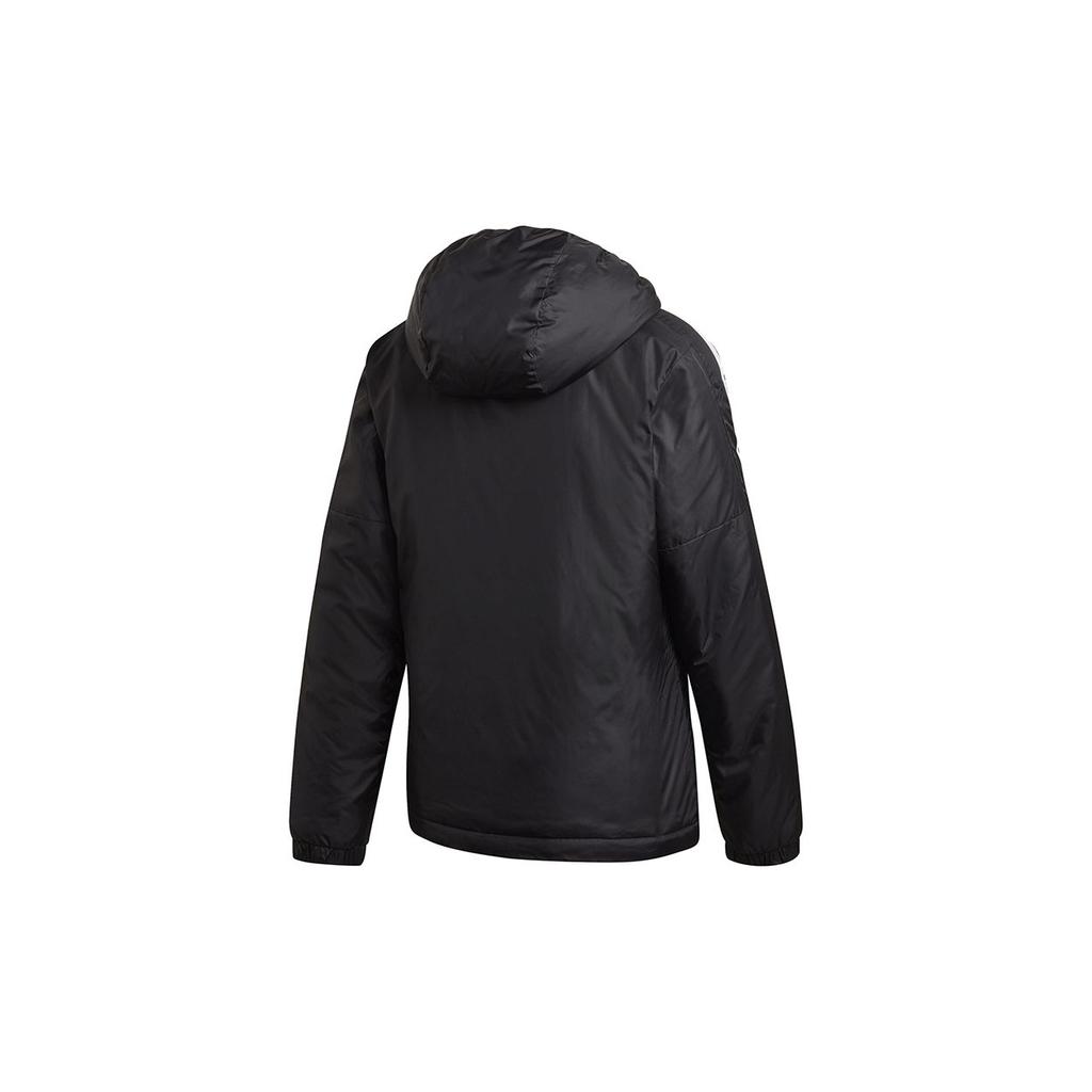 adidas Женские легкие пуховики Черные с капюшоном Средние Другие GH4598