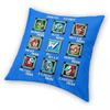 Mega Man 2 Stage Select Square Pillowcase Polyester Linen Velvet Creative Zip Decor Home Cushion Cover