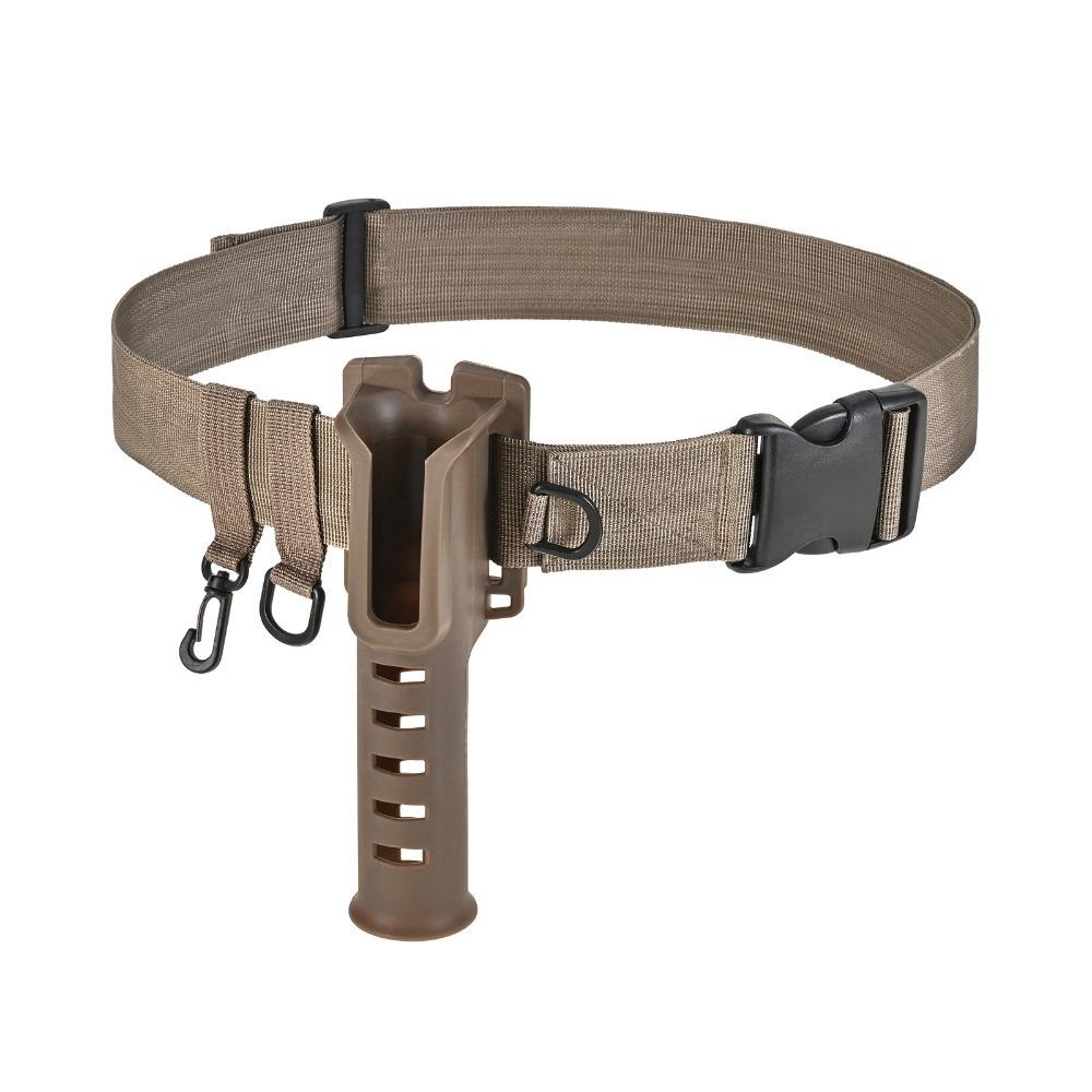 Durable Adjustable Fishing Rod Holder Belt Lightweight Multicolor Fishing Rod Belt Holder Fishing Pole Belt Outdoor Fishing