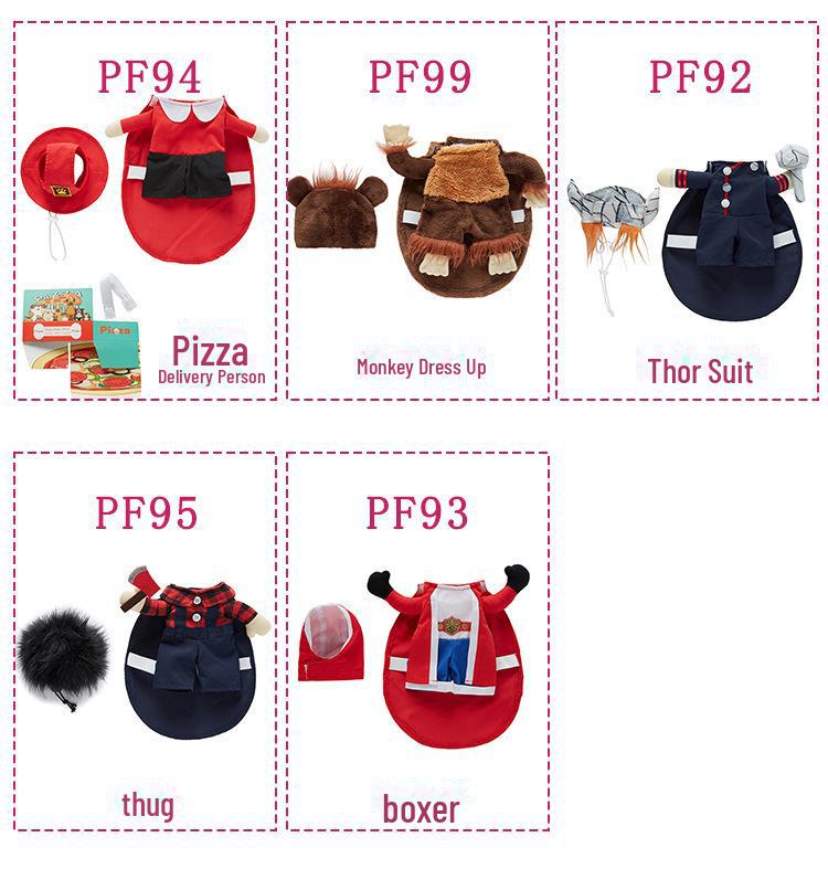 Funny Dog Halloween Costumes: Teddy Schnauzer Thor Transformation Outfit