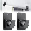 2Pcs Heavy-duty Curtain Hanging Hooks Adjustable Curtain Rod Support Curtain Rod Holders  Bedroom