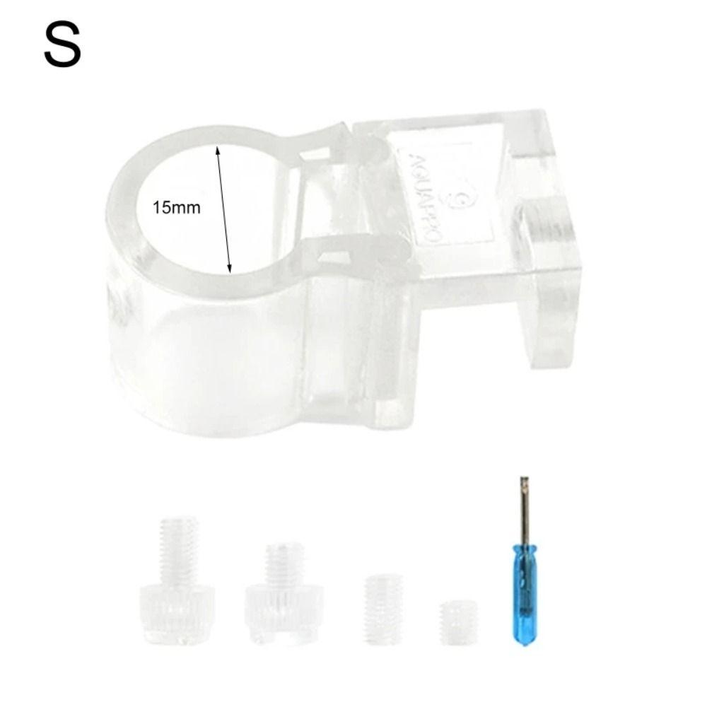 High-end Water Inlet Outlet Pipe Fixing Clip Hard PC Material Aquarium Hose Holder Aquarium