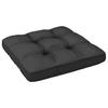 Garden Footstool with Cushion Solid Pine Wood