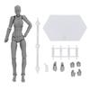 Figure Model PVC Action Figure Drawing Model Movable Joint Pedestal Support Artist Draw Painting