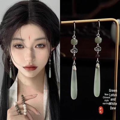 Серьги-кисточки в стиле ретро: Высококачественные аксессуары в китайском стиле для женщин-чонсам