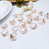 5Pcs Men and Women Hollow Ring Gift  Index Finger Ring Jewelry  Ring