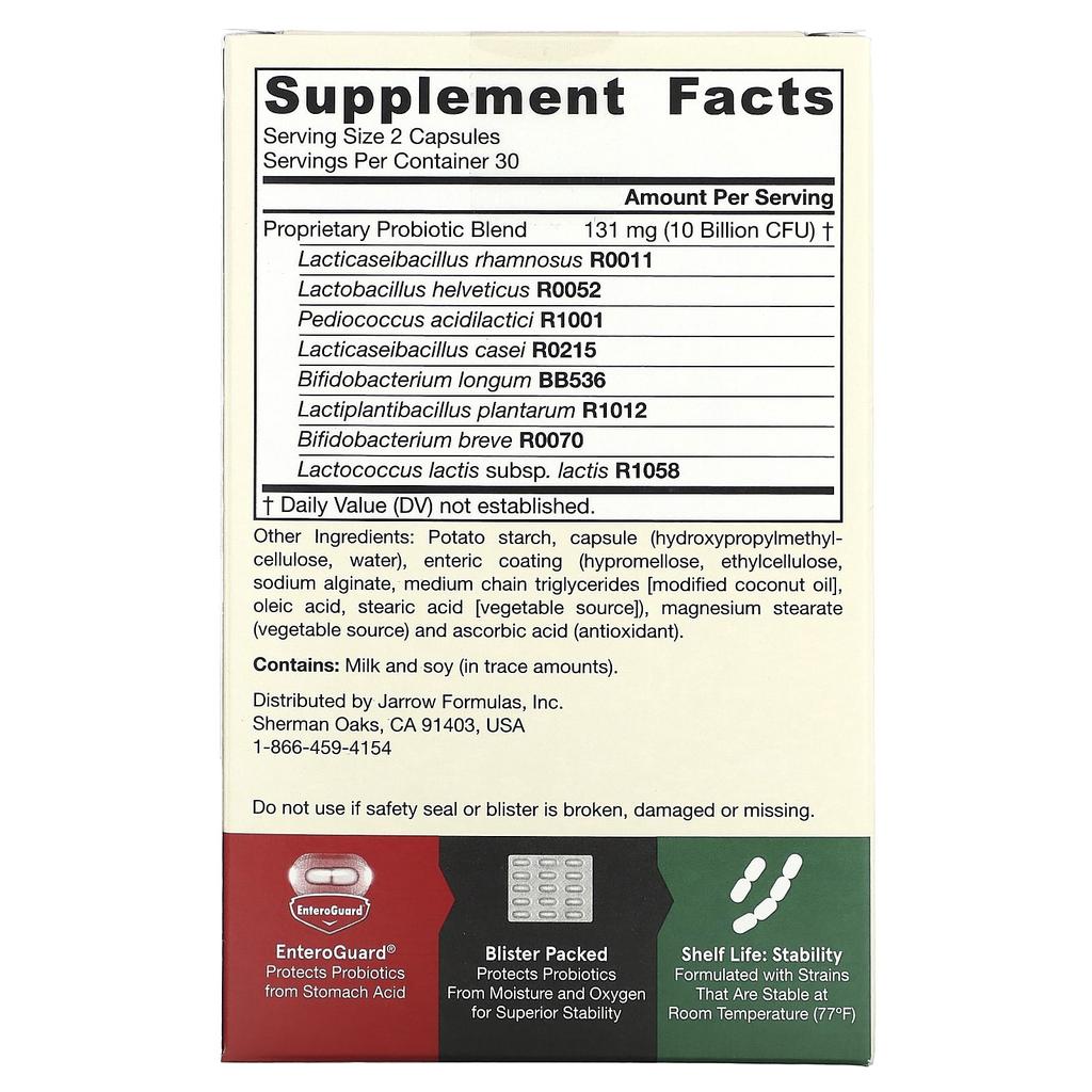 Jarro-Dophilus Eps, 10 Billion CFU, 60 Veggie Capsules