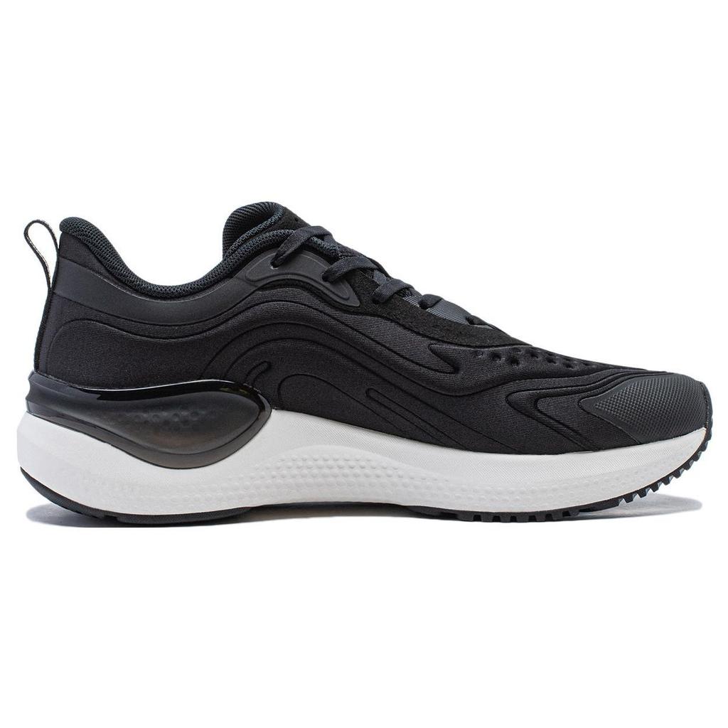Li Ning Амортизация, Износостойкие Низкие Беговые Кроссовки Женские Черные ARST042-1