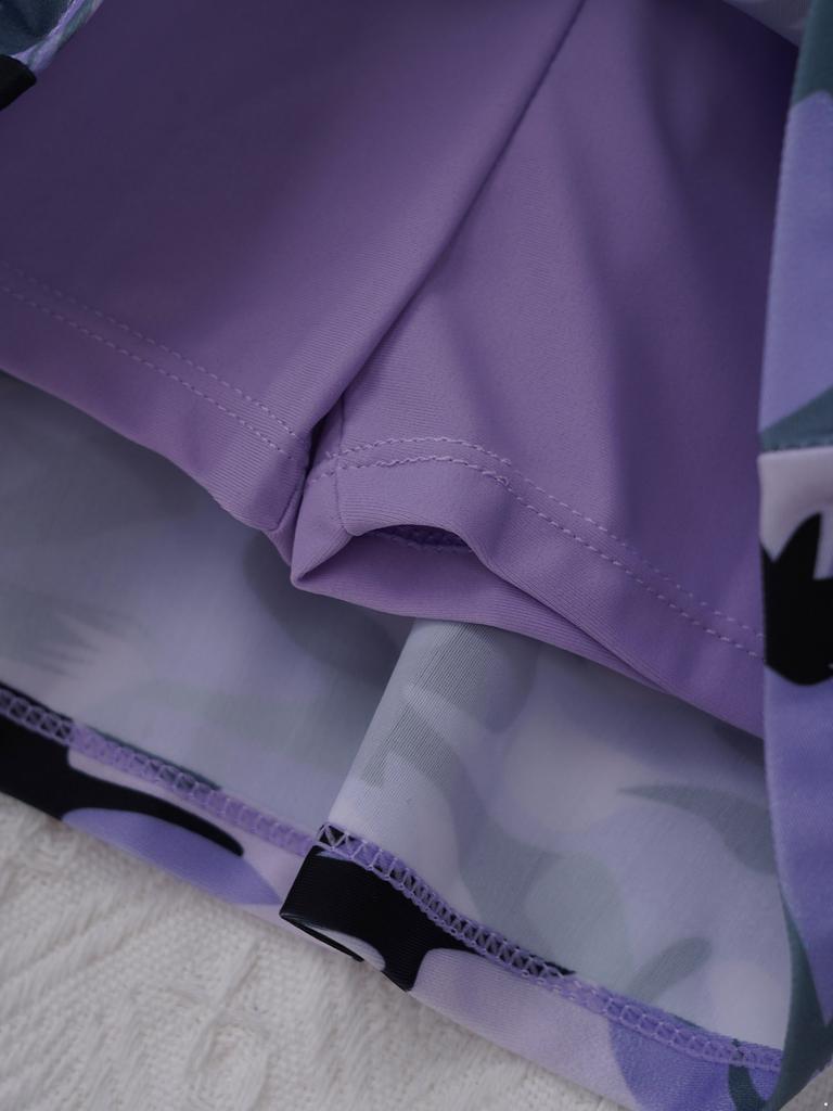 Детский теннисный костюм из 2 предметов для девочек, футболка без рукавов с круглым вырезом, топ со встроенными шортами, юбка, комплект для бега, тренажерного зала, тенниса, гольфа